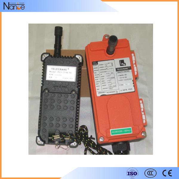 Controlador industrial sem fio Handheld de Radio Remote, TELECRANE F21-E1B