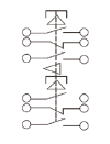 Controle universal com os botões do controle de velocidade do reboque, série do pendente da grua de NXAC 4